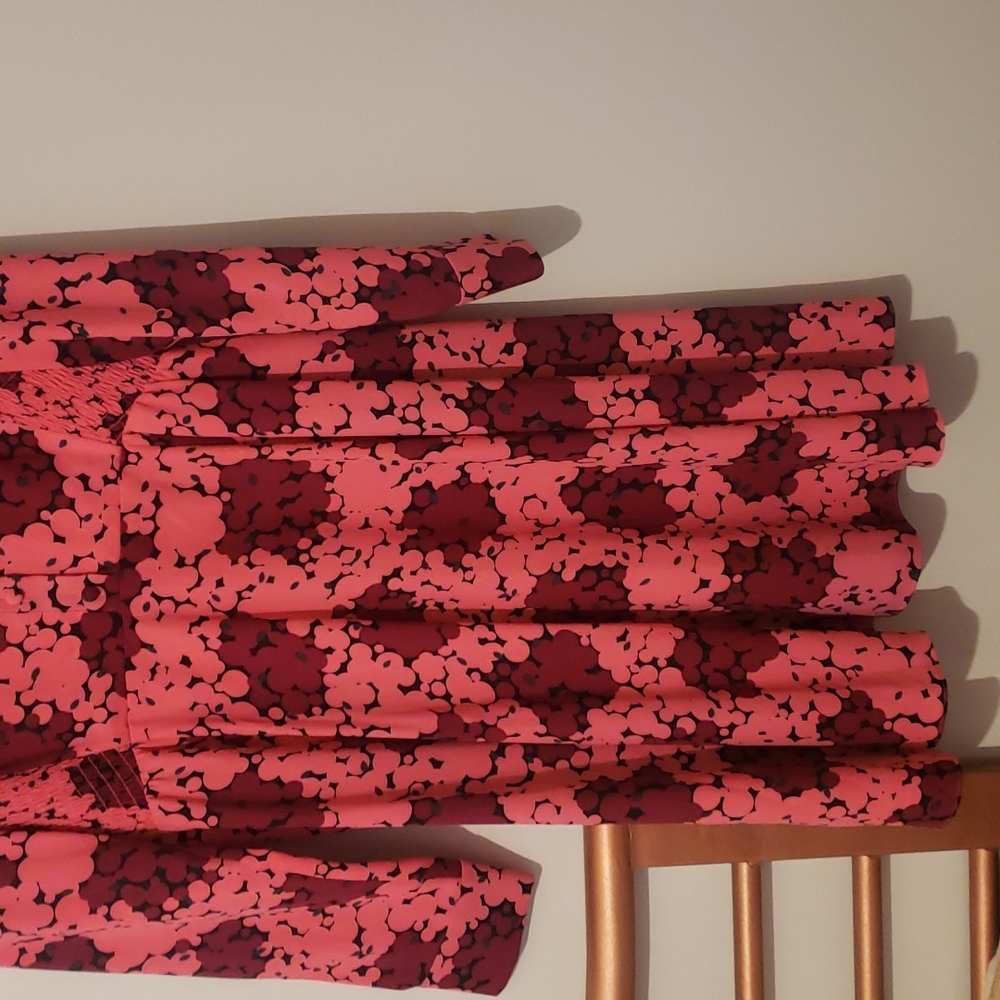 Kate spade rare bubble pink longsleeve dress size 8 - Picture 2 of 5